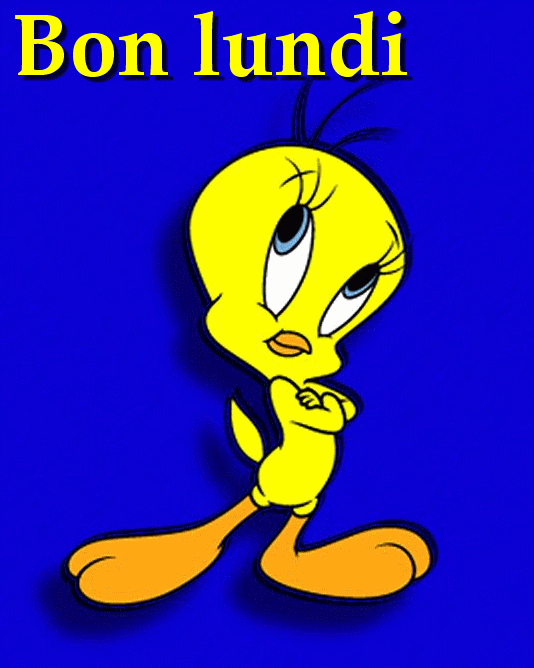 Gif animé Bon lundi Titi